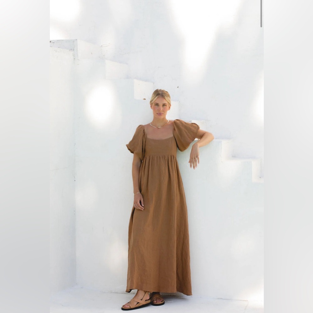 Solai the Label French Riviera Linen Dress